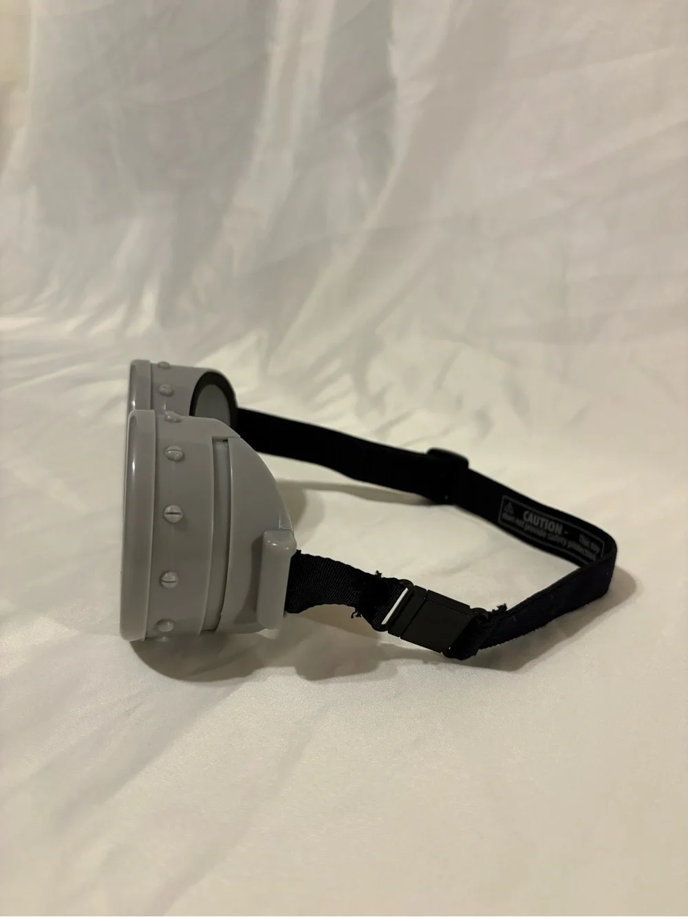 Universal Studios Gray Minion Goggles with Adjustable Black Strap